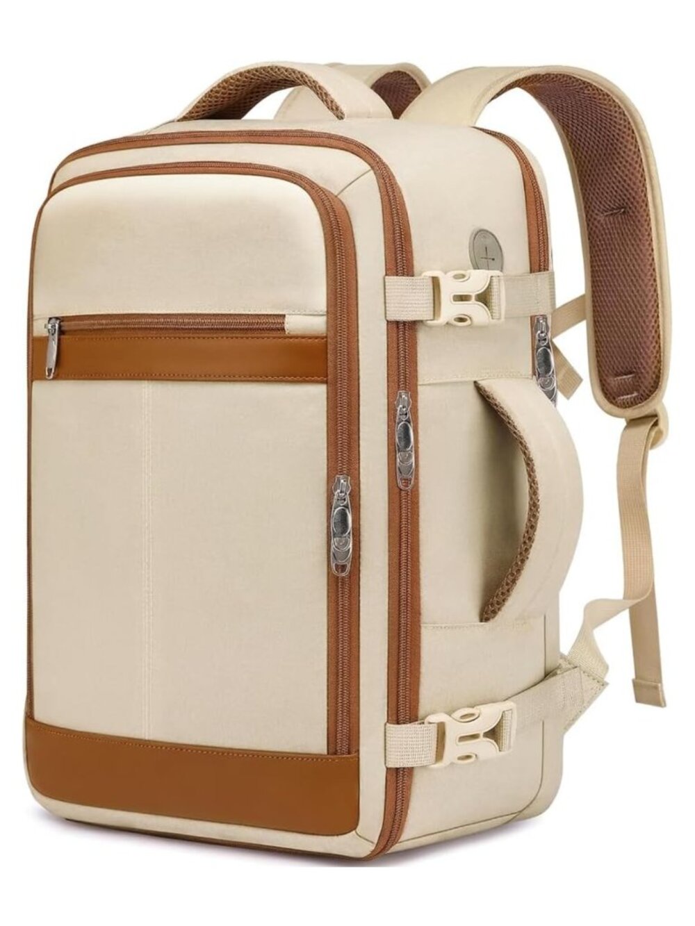 EZUOLA Carry On Travel Backpack Flight Approved 25L Polyester Laptop Backpack